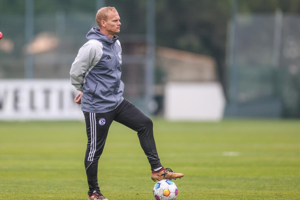 Schalkes Trainer Karel Geraerts Schalkes Trainer Karel Geraerts