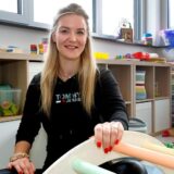 Jennifer Bielmeier ist glücklich als selbstständige Tagesmutter.