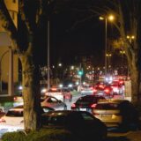 Der Verkehr auf dem Dortmunder Wall staut sich in der Nacht stark. Viele Raser und Poser sind unterwegs.