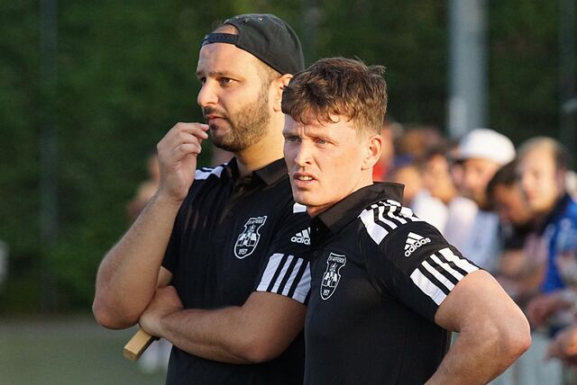 SVA-Trainerduo Lorenz Wagener (rechts) und Angelo Lo Giudice.