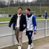 Ein Herz und eine Seele: Rodrigo Zalazar (l.) und Darko Churlinov.