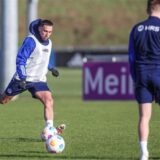 23.01.2024, Fussball, Saison 2023/2024, 2. Bundesliga, Training FC Schalke 04, Darko Churlinov (FC Schalke 04)