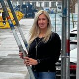 Nadine Bönninger arbeitet seit 17 Jahren als Gerüstbaumeisterin im elterlichen Betrieb in Brackel.