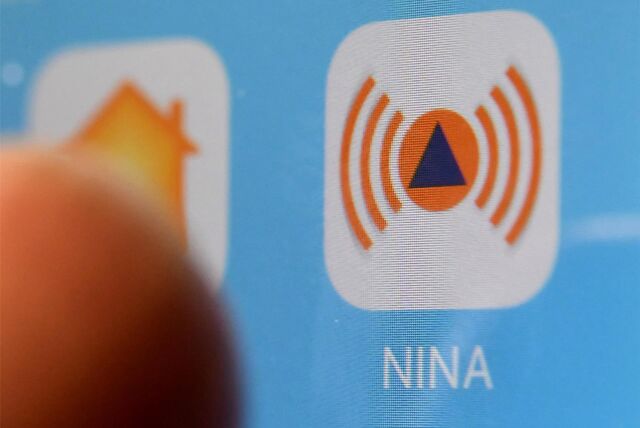 Die Warn-App Nina informierte am Donnerstag, 7. März, über den möglichen Eintritt von Trümmerteilen in die Erdatmosphäre.