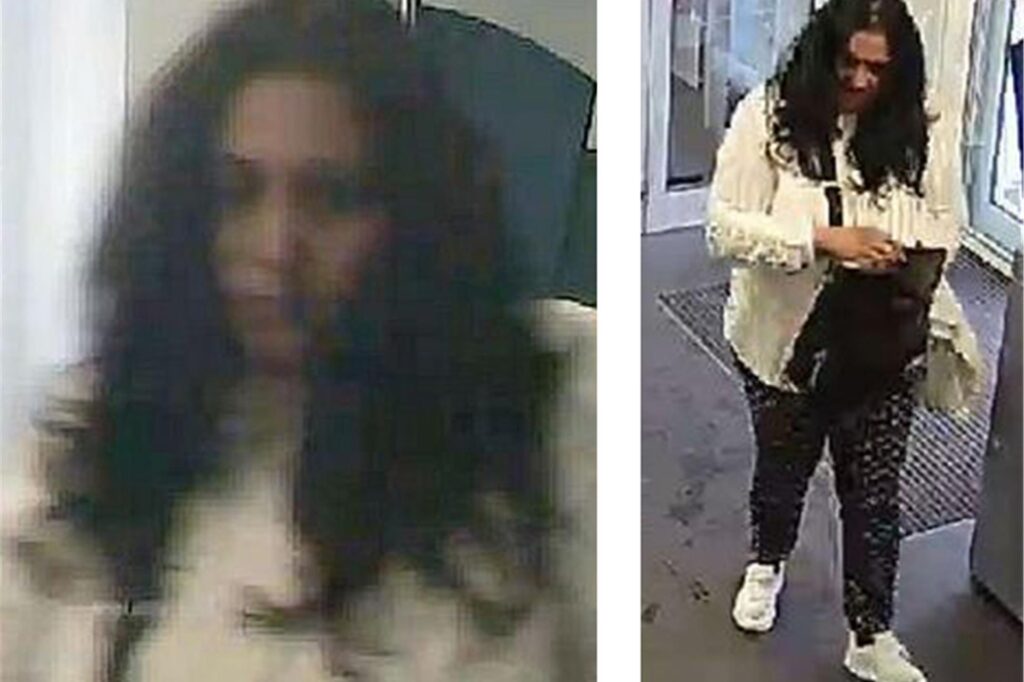 Eine Collage aus zwei Fahndungsfotos einer Frau, die in Dortmund mit einer fremden EC-Karte Geld abgehoben haben soll. Eine Collage aus zwei Fahndungsfotos einer Frau, die in Dortmund mit einer fremden EC-Karte Geld abgehoben haben soll.