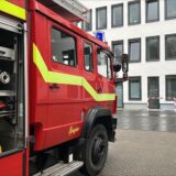 Einsatz am Kreishaus: Die Feuerwehr ist am Montag (11.03.) zu dem Verwaltungsgebäude in Unna ausgerückt.