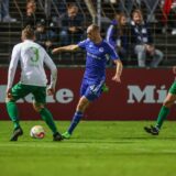 Henning Matriciani (Mitte) war am 22. September 2022 beim Spiel in Gütersloh dabei.