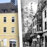 Die Immobilie an der Hagener Straße 14 in Schwerte: heute und um 1900.