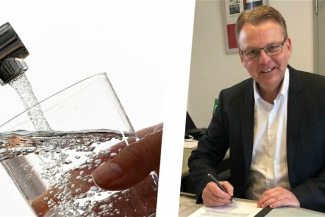 Über die neue Kooperation zur Trinkwasserversorgung informierte Bürgermeister Thomas Orlowski gemeinsam mit Gelsenwasser bei der Sitzung des Stadtrats.