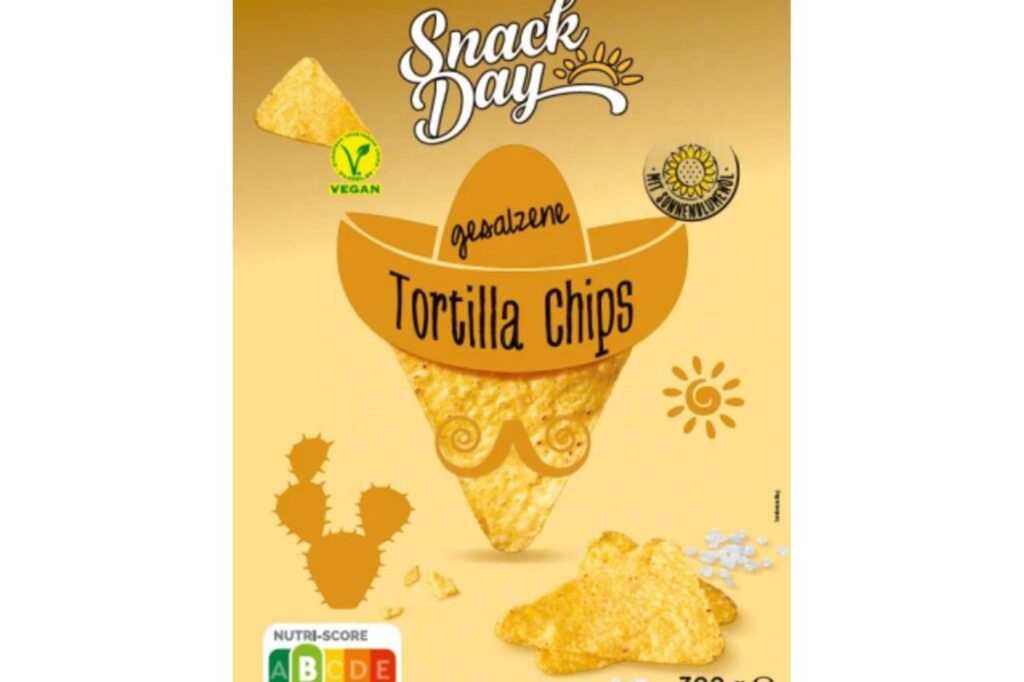 Snack Day gesalzene Tortilla Chips