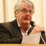 Die neuen Hornträger Heinrich Karlsohn, Martina Dinslage, Martin Wiggermann und Herbert Krollmann umrahmt vom Vorsitzenden des Fördervereins, Oliver Stute-Redlin (links) und dem Präsidenten des Schweineclubs, Lukas Thiel.