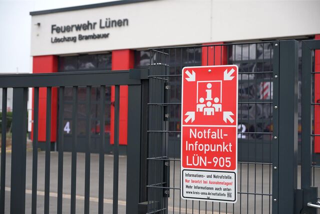 Schild Notfall-Infopunkt