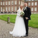 Sergej und Maria Beifordt haben am Schloss Nordkirchen geheiratet.