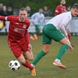 Jens Büsker (l.) und Eintracht Ahaus sind ins Kreispokalfinale gestürmt.