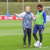 Trainer Karel Geraerts sieht Fortschritte bei Ouédraogo.