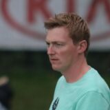 Christian Brüse sieht sich ein Spiel des SuS Olfen an.