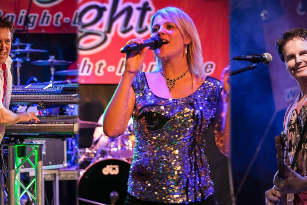 Die Musiker der 2night-Partyband Die Musiker der 2night-Partyband