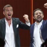 Joko Winterscheidt (l) und Klaas Heufer-Umlauf