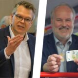 VKU Kreis Unna: Alleiniger Geschäftsführer seit 1. März 2024 ist Kreisdirektor und Kreiskämmerer Mike-Sebastian Janke (l.); zum 29. Februar trennte sich das kommunale Verkehrsunternehmen von André Pieperjohanns.