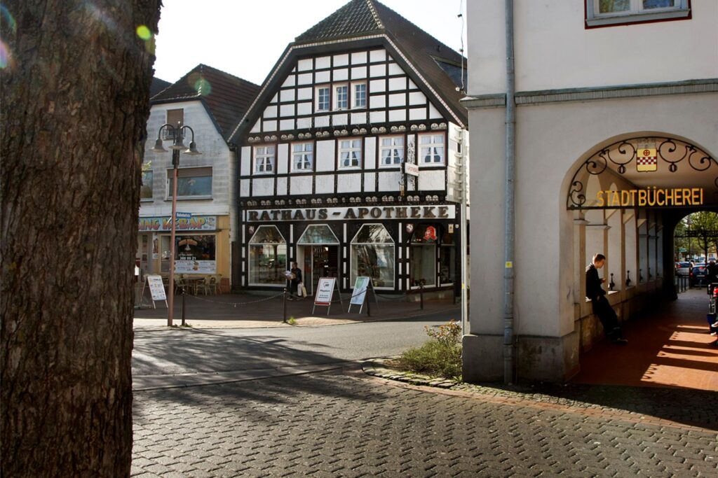 Rathausapotheke in der Innenstadt von Kamen