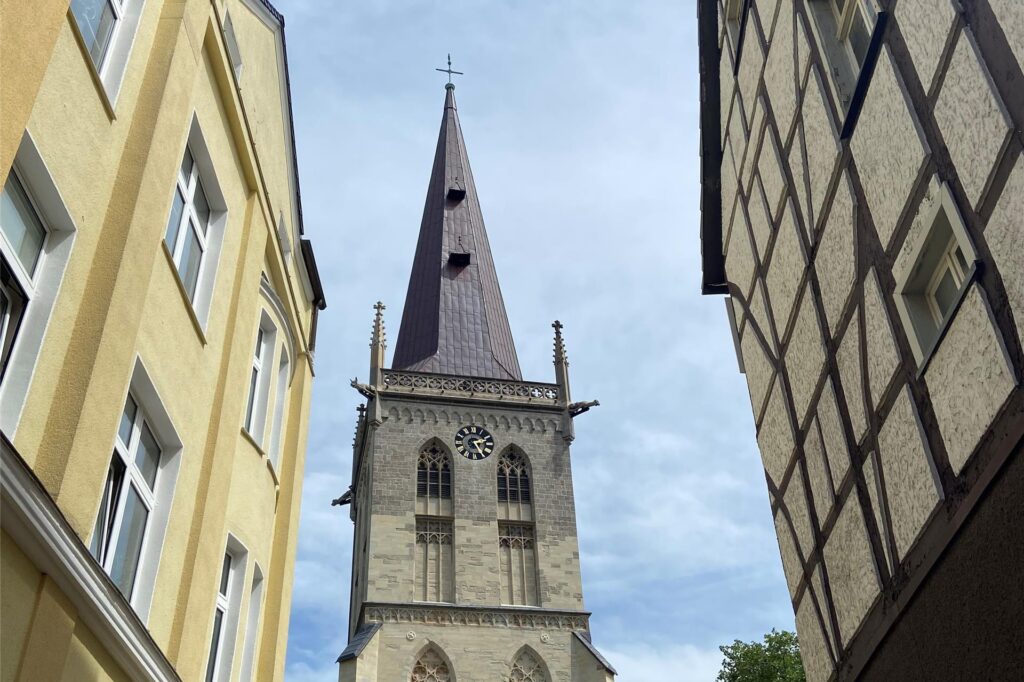 Die evangelische Stadtkirche in Unna ist Wahrzeichen der Stadt.