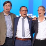 Maximilian Krah, Spitzenkandidat der AfD für die Europawahl, sowie die Bundessprecher Tino Chrupalla und Alice Weidel kommen am 25. Mai nach Marl.