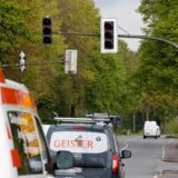 Die defekte Ampel an der Kreuzung von Lünener Straße, Buckenstraße und Am langen Kamp ist wieder repariert.