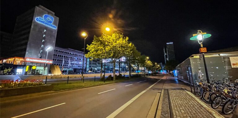Ausgangssperre am Wall in Dortmund