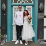Senad (l.) und Sanela (r.) haben im Standesamt Unna geheiratet.
