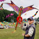 Kamen Kite auf dem Segelflugplatz in
