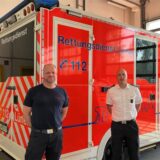 Dennis Hertel, DRK-Abteilungsleiter Rettungsdienst, und Tim Kewitz, Teamleiter Rettungsdienst bei der Feuerwehr, bemühen sich jeden Tag, eine bestmögliche Versorgung der Notfallpatienten zu gewährleisten.