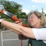 Renate Schmeltzer-Urban an der Vogelstange.