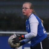 Paula Gräve, Torhüterin beim PSV Bork, wurde von Trainer Flemming Neuhaus gelobt.