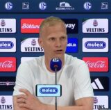 Karel Geraerts und Mersad Selimbegovic nach dem Spiel.