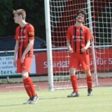 Die Spieler der Holzpfosten Schwerte ärgern sich.