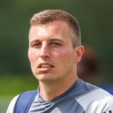 15.08.2023, Fussball, Testspiel, Saison 2023/2024, U23 FC Schalke 04 – FC Schalke 04, Jakob Fimpel (FC Schalke 04) Foto: Tim Rehbein/RHR-FOTO