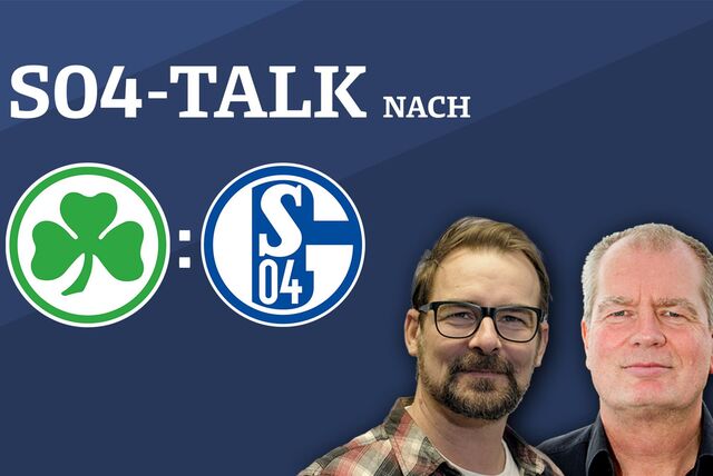 Schalke-Reporter René Preuß und Schalke-Experte Norbert Neubaum im Schalke-Talk.