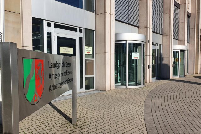 Das Landgericht in Essen: Hier wird Hubert Schulte-Kemper von einem Schweizer Kreditfinanzierer verklagt.