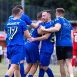 Der Kamener SC feiert den Titelgewinn.