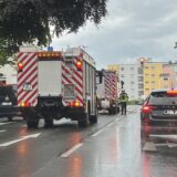 Einsatz auf dem Beethovenring in Unna: Die Feuerwehr musste am Montagabend (27.05.) eine Ölspur bearbeiten.