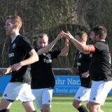 Spieler des SV Preußen Lünen jubelt.