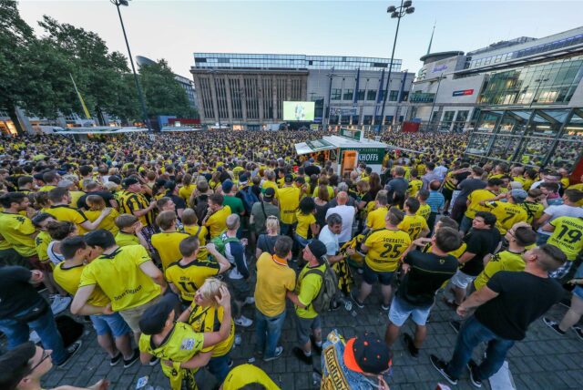 Der Hansaplatz gehört wieder zu den Orten für BVB-Public-Viewing in Dortmund.