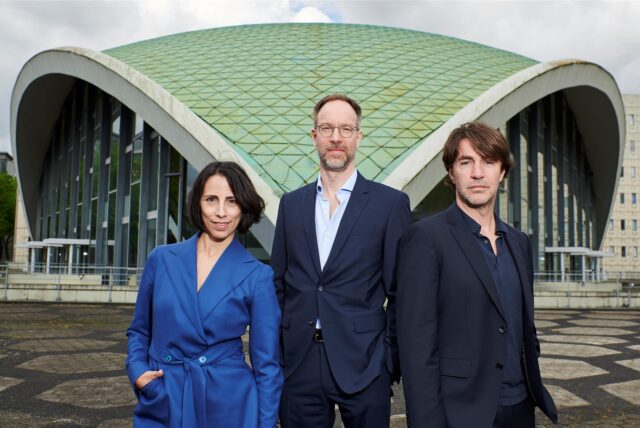 Das neue Leitungs-Trio des Dortmunder Balletts (v.l.) Annabelle Lopez Ochoa, Jas Otrin und Edward Clug plant viele tolle Dinge im Opernhaus.