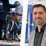 Eine Bildermontage von einer Mutter mit zwei Kindern und dem CDU-Fraktionsvorsitzenden aus Kamen, Ralf Eisenhardt.