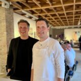 Daniel Östreich (links) und Michael Dyllong beim ersten Chefstudio in Dortmund