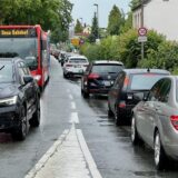 Stau auf der Iserlohner Straße in Unna