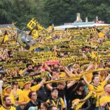 Die größte Dortmunder Public-Viewing-Veranstaltung fand auf dem Festplatz an der Eberstraße statt.