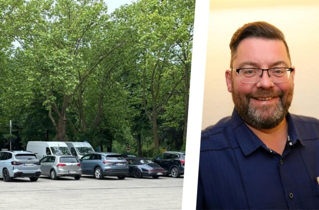 Wieder ignorieren Besucher einer Veranstaltung die Parkregeln auf dem Holzwickeder Marktplatz. Das Foto stammt vom 28. Mai.