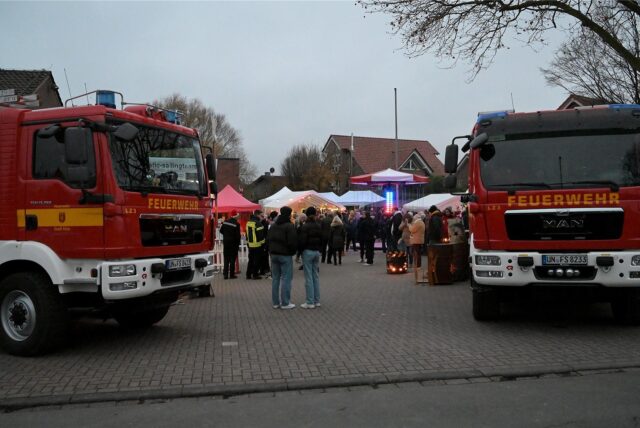 Mit Veranstaltungen kennt sich die Cappenberger Feuerwehr aus, das zeigt sich unter anderem regelmäßig beim Weihnachtsmarkt.