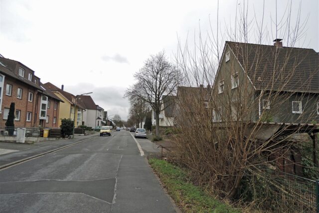 Das Foto zeigt die Straße Im Telgei in Kamen-Methler. Hier ereignete sich am Dienstag, 4.6., ein Unfall.
